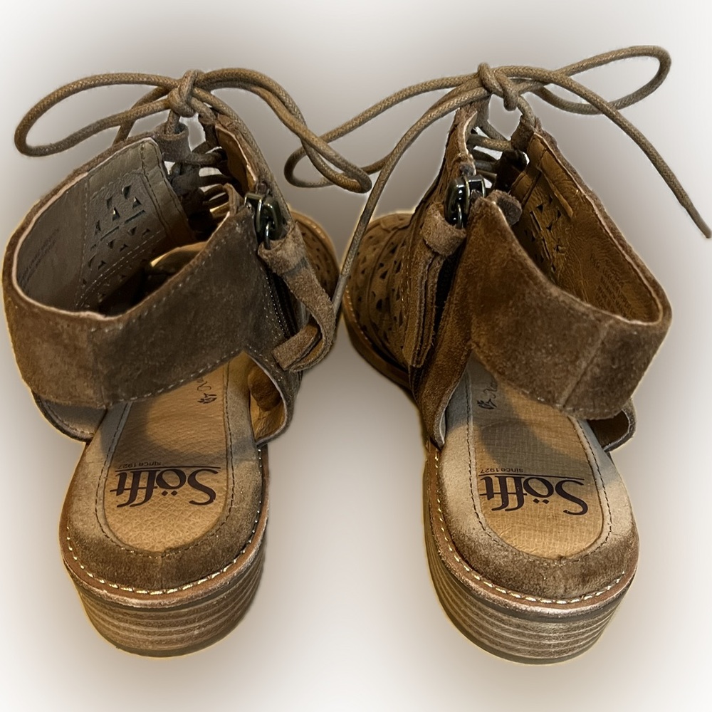 Sofft Nora Brown Gladiator Sandals size 7.5M - Picture 5 of 10